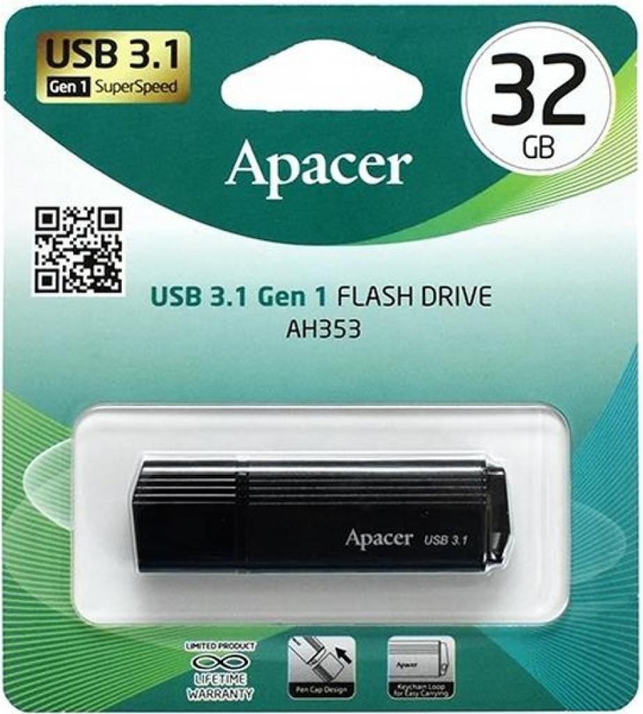 

Usb flash Apacer AH353 32GB [AP32GAH353B-1], AH353 32GB