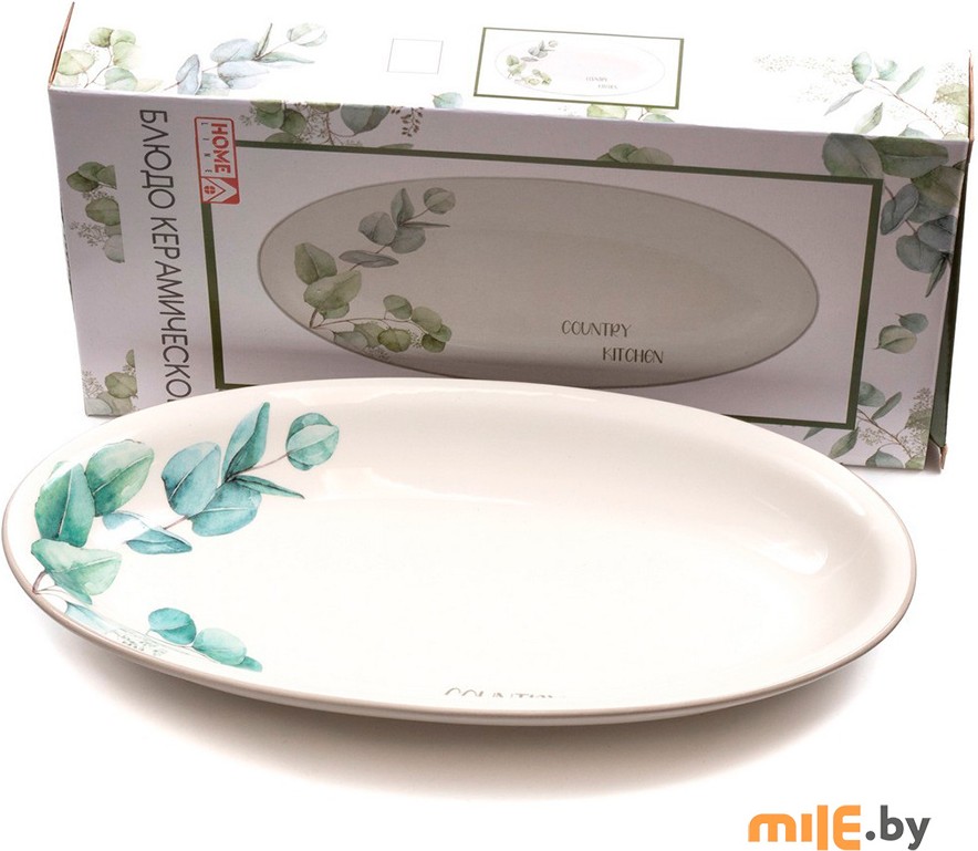 

Блюдо Home line Цветущий эвкалипт [HC808R-G12], Блюдо Home Line Цветущий эвкалипт HC808R-G12