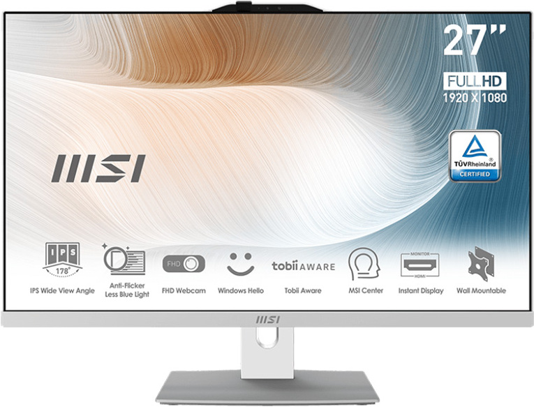 

Моноблок MSI Modern AM272P 12M-262XRU белый (9S6-AF8212-262)