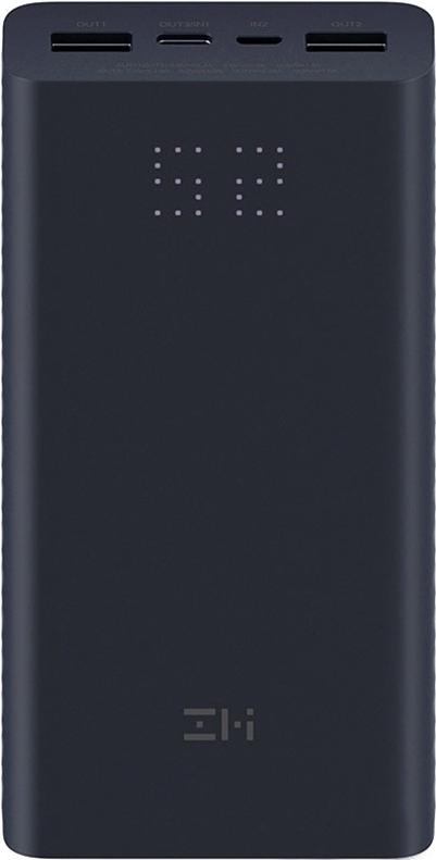 

Портативное зарядное устройство Xiaomi ZMI Power Bank Aura QB822 20000mAh Black [ZMKQB822CNQS], ZMI Power Bank Aura QB822 20000 мА/ч