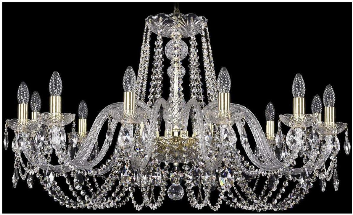 

Подвесная люстра Bohemia Ivele Crystal 1402/12/360/G