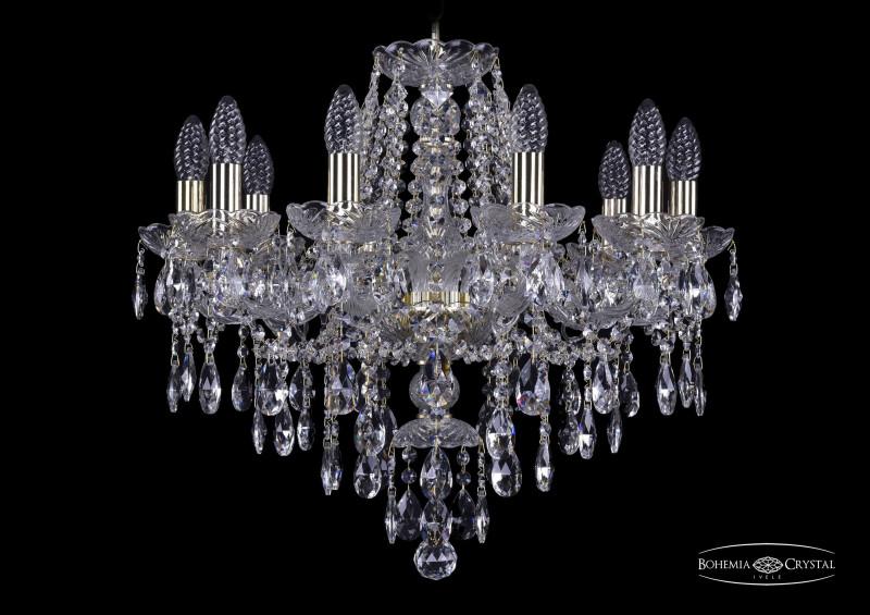 

Подвесная люстра Bohemia Ivele Crystal 1415/10/200/G