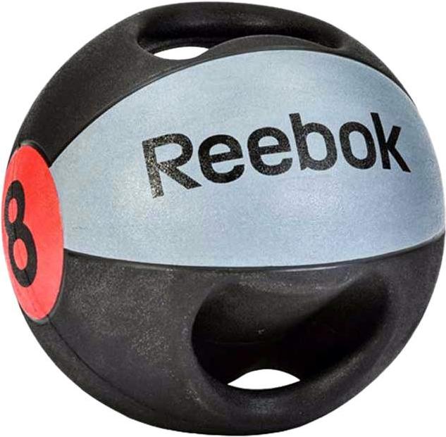 

Медицинбол Reebok Dual Grip Ball 8 кг черный/серый [RF\RSB-10128\00-00-00], Dual Grip Ball 8 кг