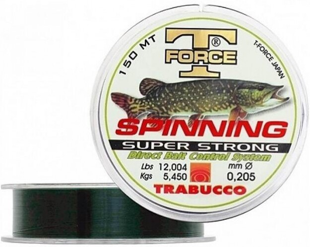 

Леска монофильная Trabucco T-FORCE SPINNING PIKE 150 м 0,30 мм [053-55-300], Леска монофильная Trabucco T-FORCE SPINNING PIKE 150 м 0,30 мм 053-55-300