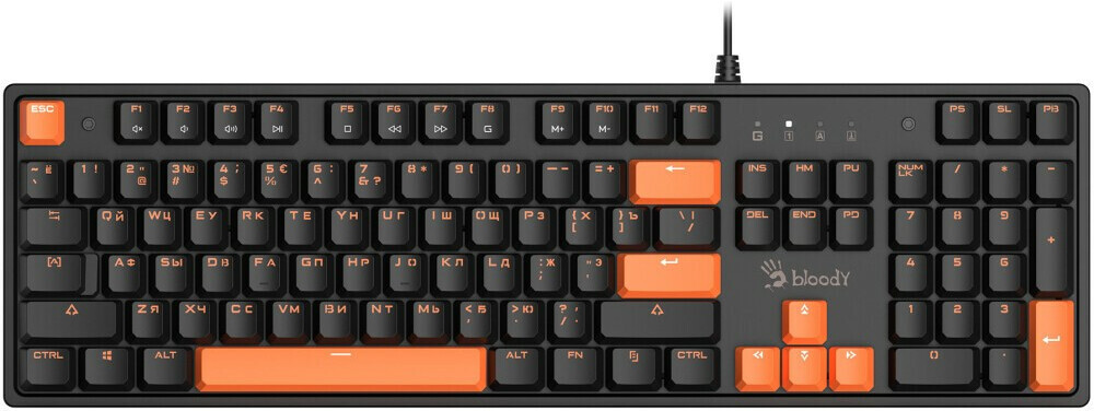 

Клавиатура A4Tech Bloody черный (S510)