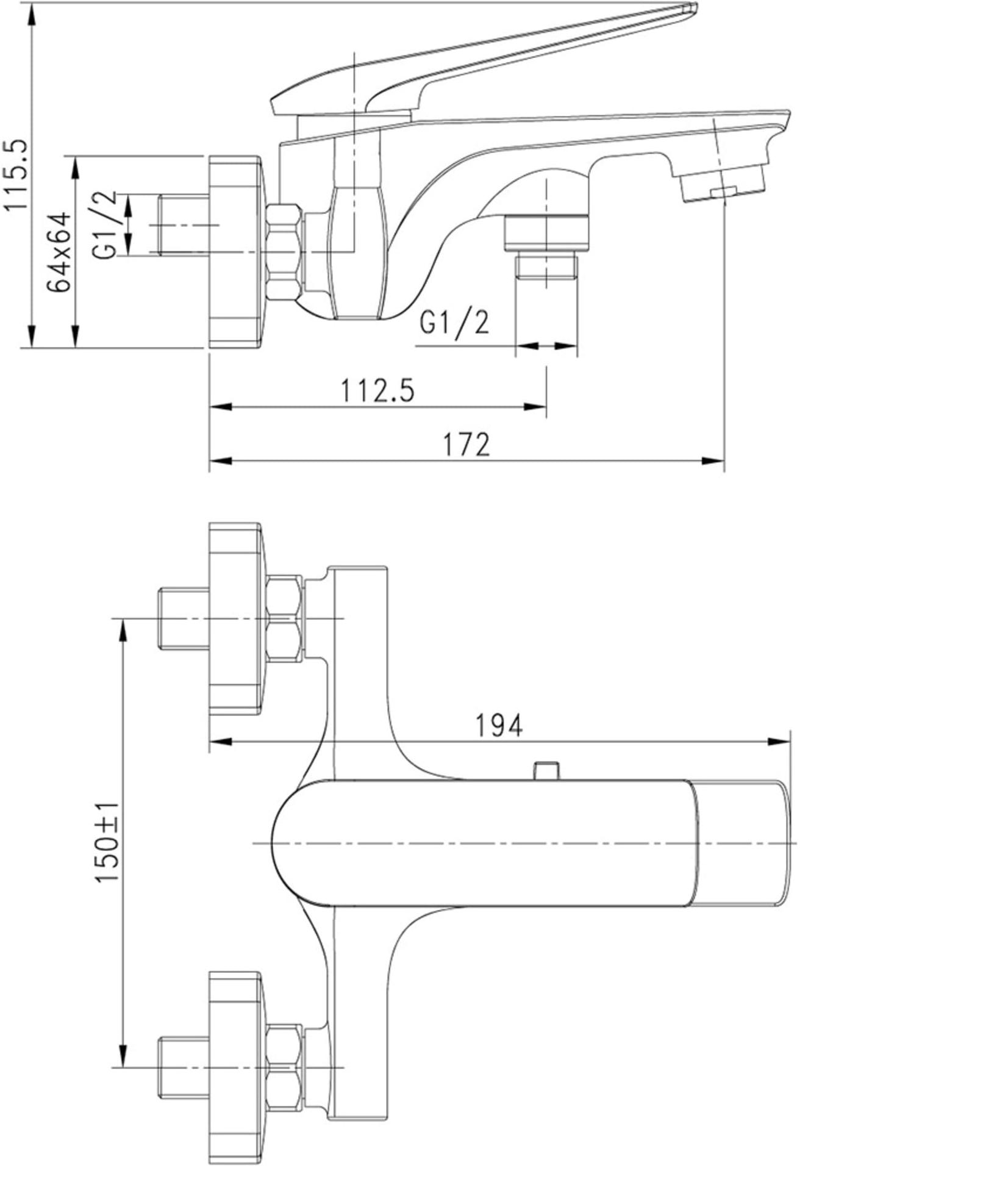 

Смеситель LEMARK Allegro LM5914CW, Allegro