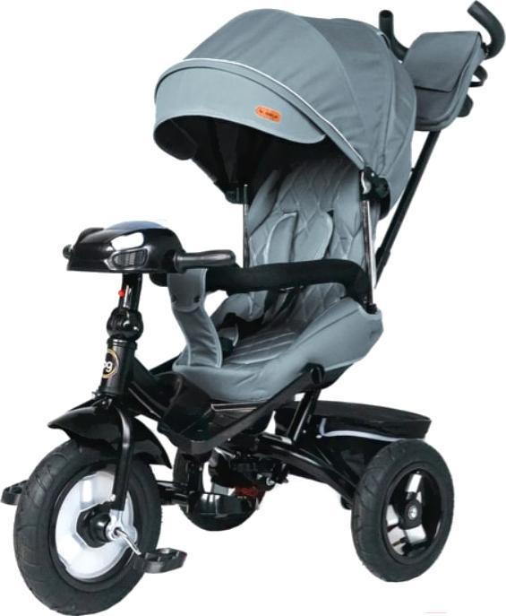 

Детский велосипед с ручкой Bubago Triton BG1320 (серый), Triton BG1320