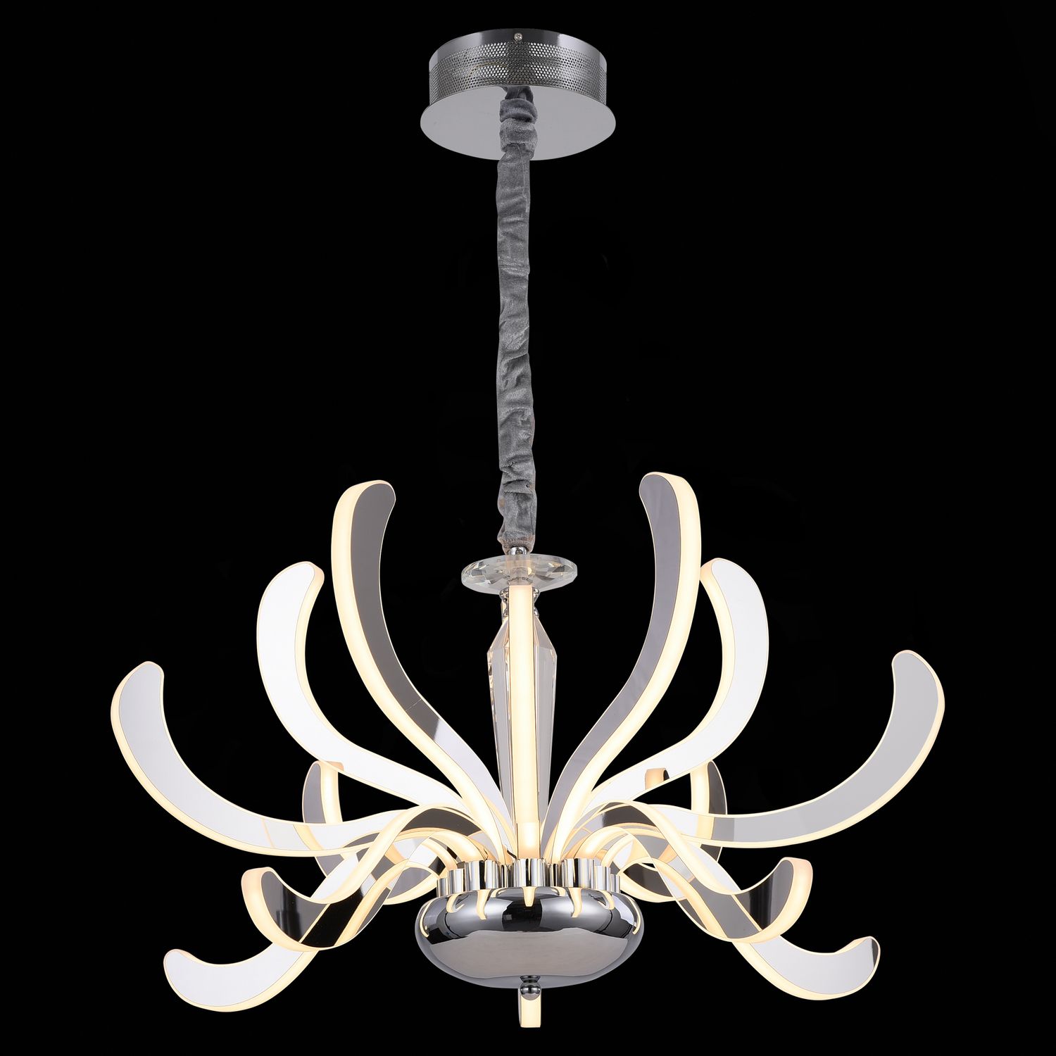

ST-Luce SL835.503.15 Люстра подвесная ST-Luce Хром/Белый, Хром LED 15*9W, SL835.503.15 Люстра подвесная ST-Luce Хром/Белый, Хром LED 15*9W