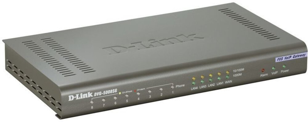 

VoIP-шлюз D-Link DVG-5008SG/A1A