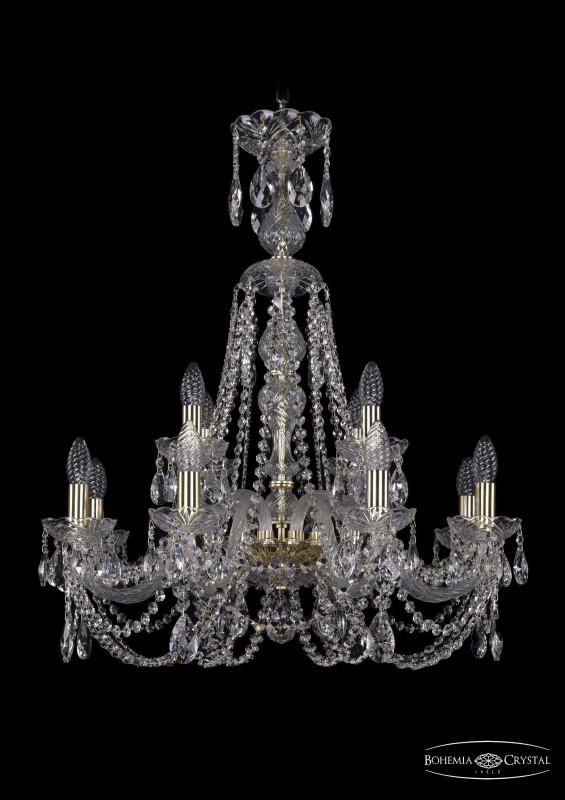 

Подвесная люстра Bohemia Ivele Crystal 1406/8+4/240/XL-78/G