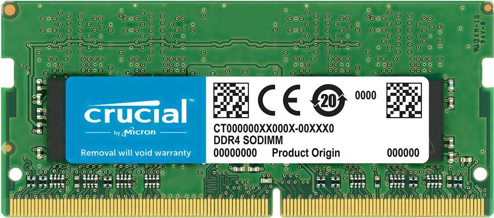 

Оперативная память Crucial 16GB DDR4 SODIMM PC4-21300 [CT16G4SFD8266], 16GB DDR4 SODIMM PC4-21300