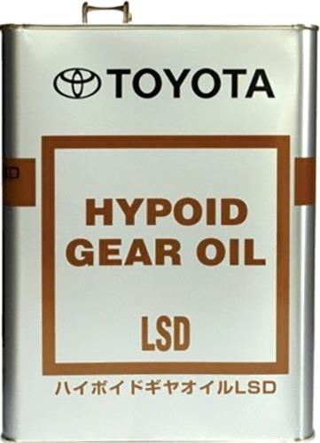 

Трансмиссионное масло Toyota Hypoid Gear Oil LSD GL-5 85W90 4л [0888500305], Hypoid Gear Oil LSD GL-5 85W90 4л