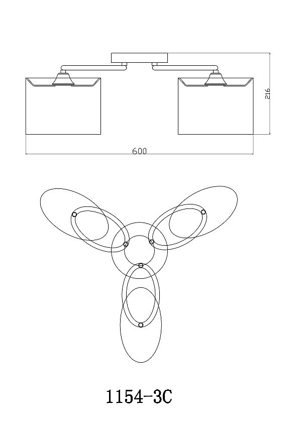 

Люстра J-Light MARKEL 1154/3C [4610019163618], MARKEL 1154/3C