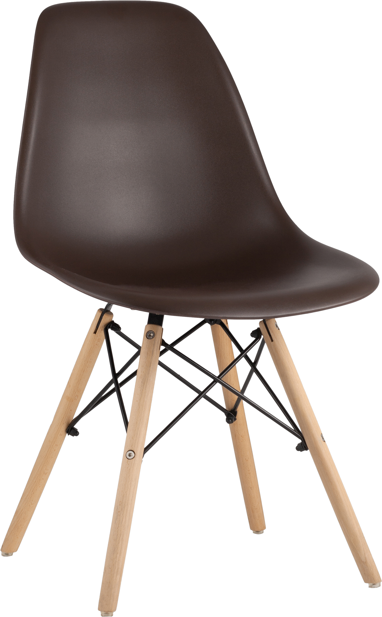 

Стул Stool Group Eames DSW коричневый [8056PP BROWN 66009], Стул Stool Group Eames DSW 8056PP BROWN 66009 коричневый