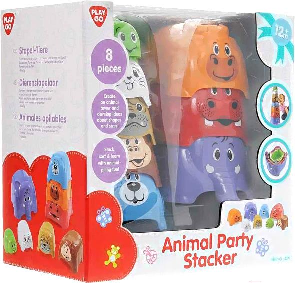 

Игрушка PlayGo Пирамидка с животными, Пирамидка с животными