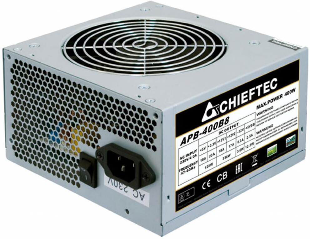 

Блок питания Chieftec Value [APB-400B8], Блок питания для компьютеров Chieftec Value APB-400B8