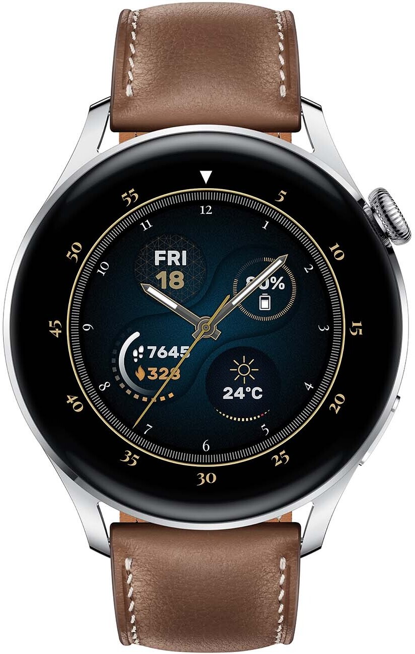 

Умные часы Huawei GLL-AL04 Brown, Смарт-часы Huawei Watch 3 Classic GLL-AL04 (коричневый)