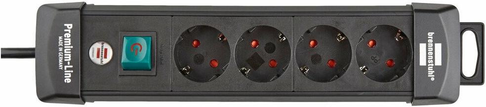 

Удлинитель Brennenstuhl Premium-Line 4 Sockets 1.8m Black [1951140100], Удлинитель Brennenstuhl Premium-Line 4 Sockets 1.8m 1951140100 Black