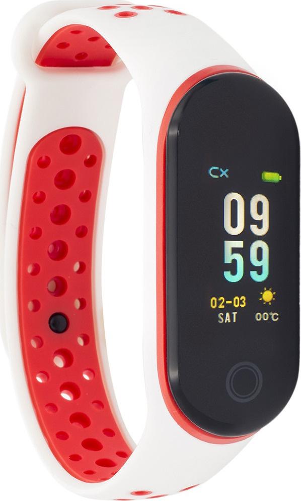 

Фитнес-браслет Qumann QSB 10 Red/White [Q-10283], QSB 10