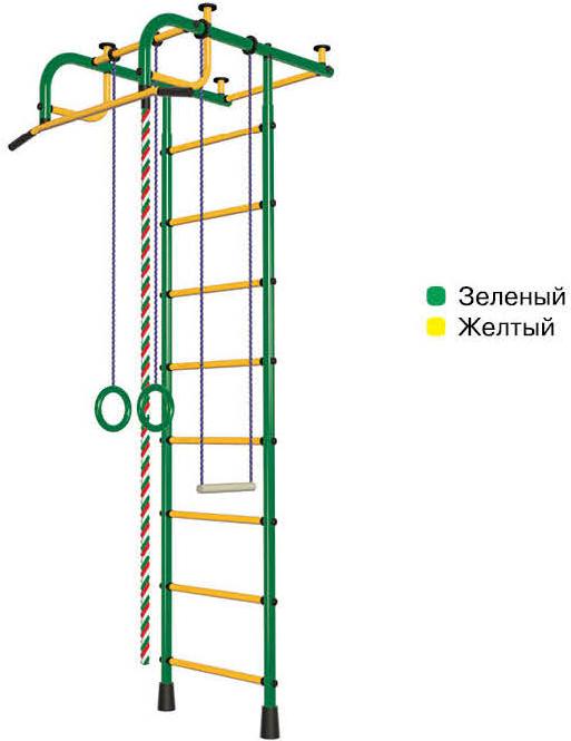 

Детский спортивный комплекс Пионер 1 зеленый/желтый, 1