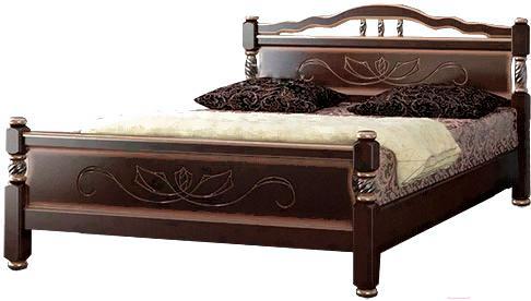 

Кровать Bravo Карина 5 90x200 орех темный
