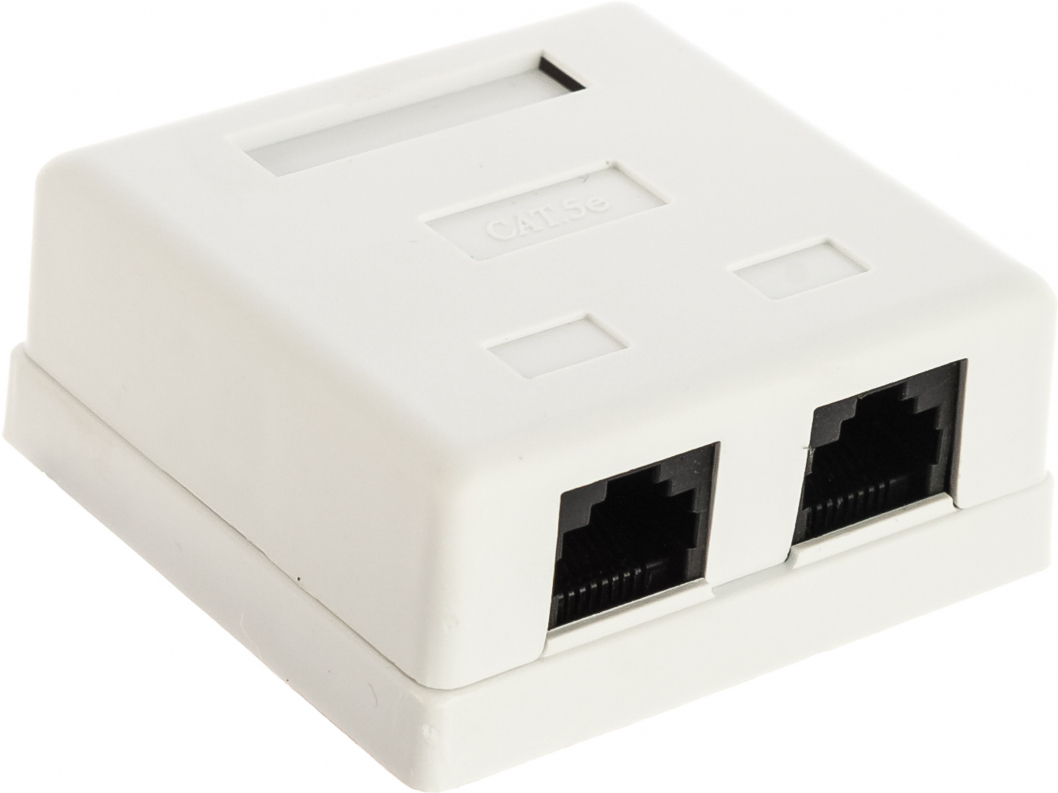 

Розетка компьютерная TWT TWT-SM2-4545-WH (44631)
