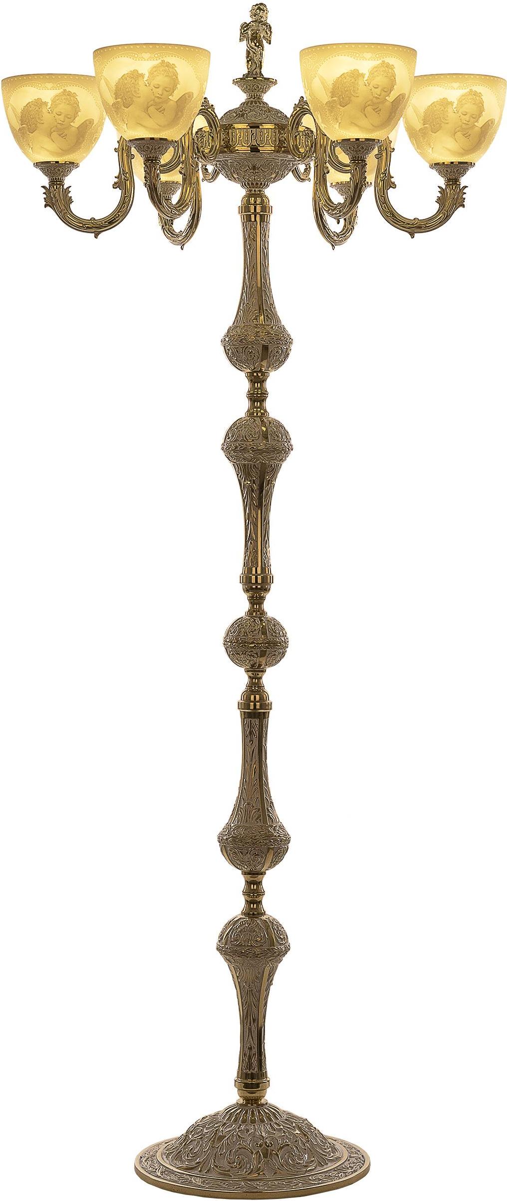 

Подвесная люстра Bohemia Ivele Crystal 72003T/6/175 GW P1 U Angel FA4M