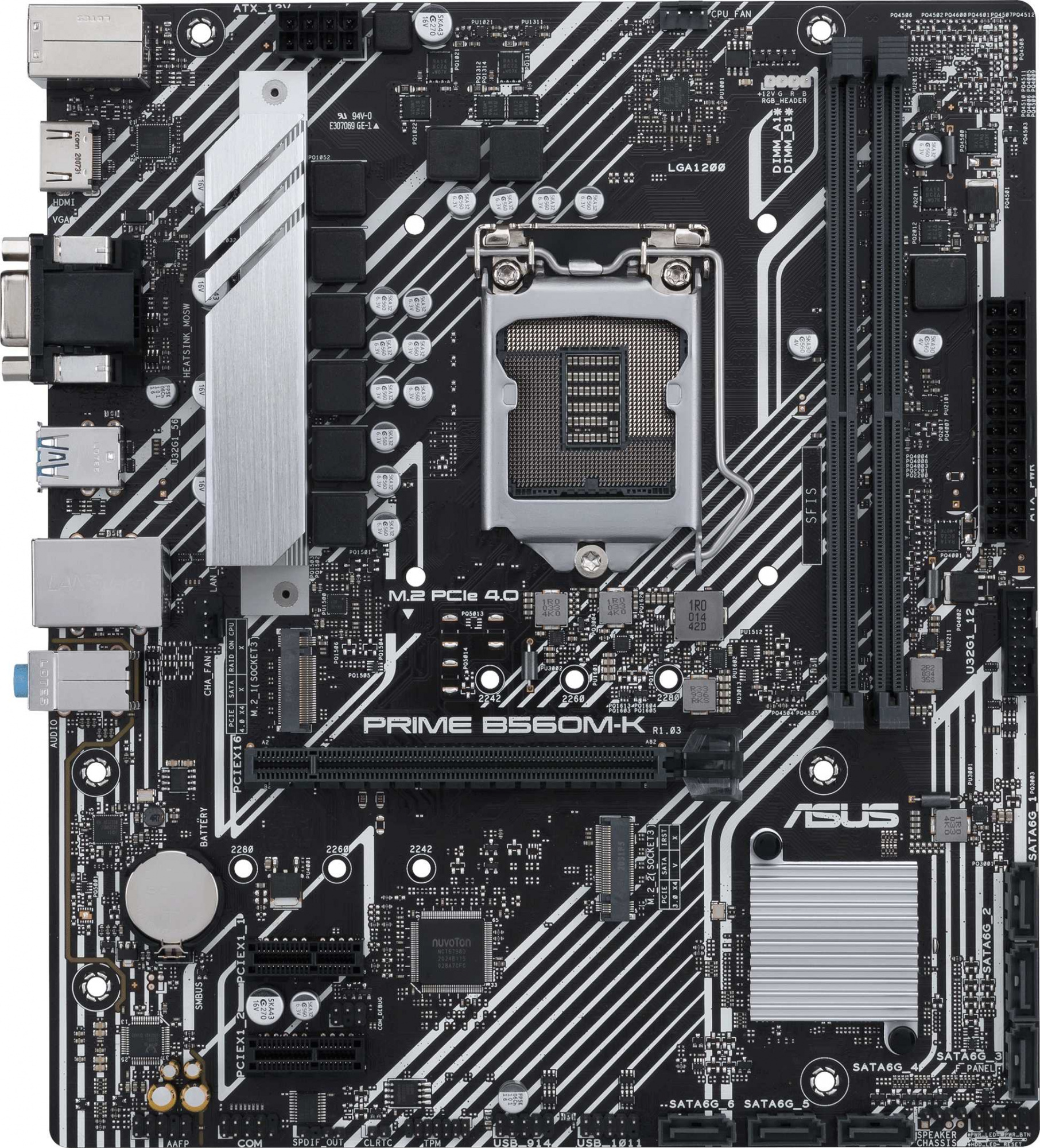 

Материнская плата ASUS MB PRIME B560M-K, Материнская плата ASUS Prime B560M-K