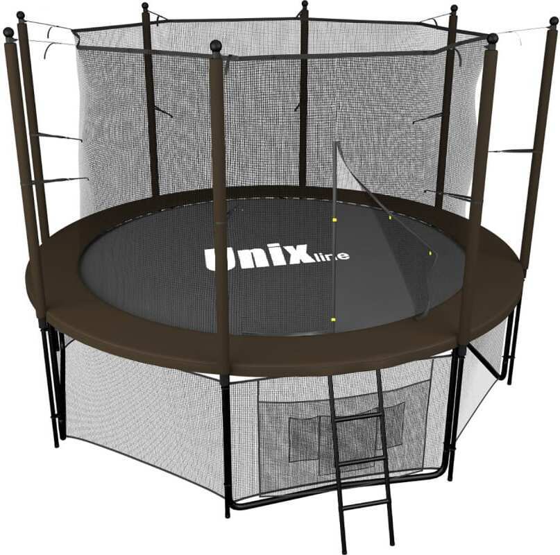 

Батут Unix line 8 ft inside black/brown [TRUBB8IN], Батут Unix line 8 ft inside TRUBB8IN black/brown