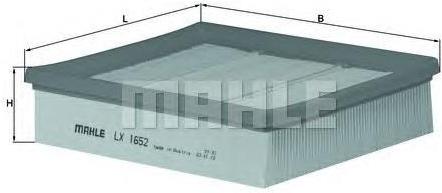 

Фильтр воздушный Knecht/Mahle LX1652, LX1652