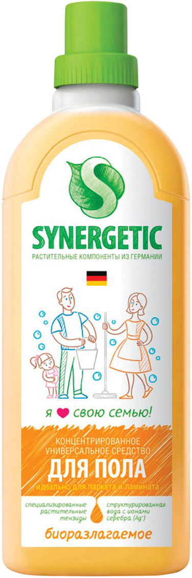 

Средство для мытья пола и поверхностей Synergetic универсальное 1л (9801030019)