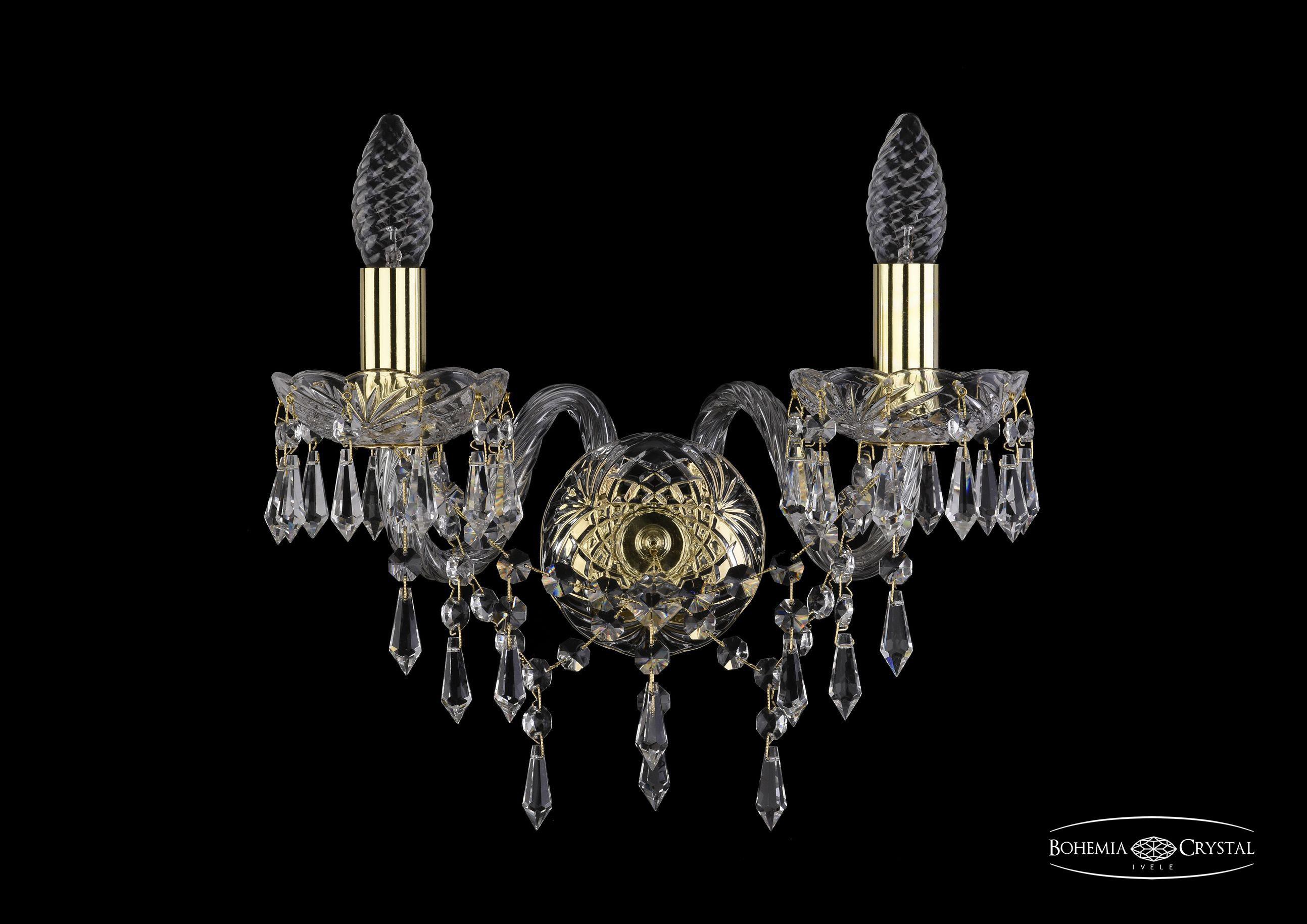 

Подвесная люстра Bohemia Ivele Crystal 1403B/2/141/G, Бра Bohemia Ivele Crystal 1403B/2/141/G