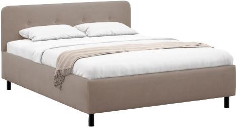 

Кровать Moon Trade Clarissa 1232 [К002859], Кровать Moon Trade 1232 160x200 БМ велюр К002859 светло-коричневый