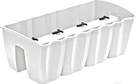

Кашпо Prosperplast Crown DCRO600-S449 (белый)