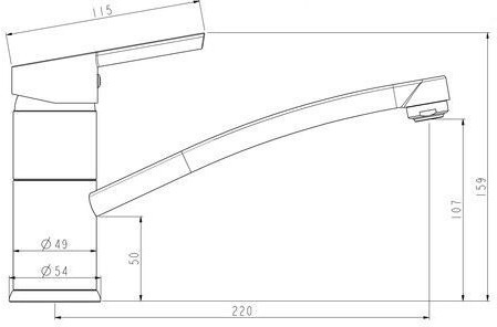 

Смеситель Esko London LD 519