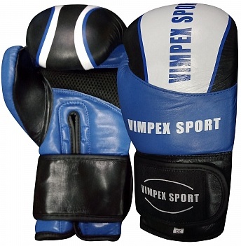 

Боксерские перчатки Vimpex Sport 3033 10 OZ синий