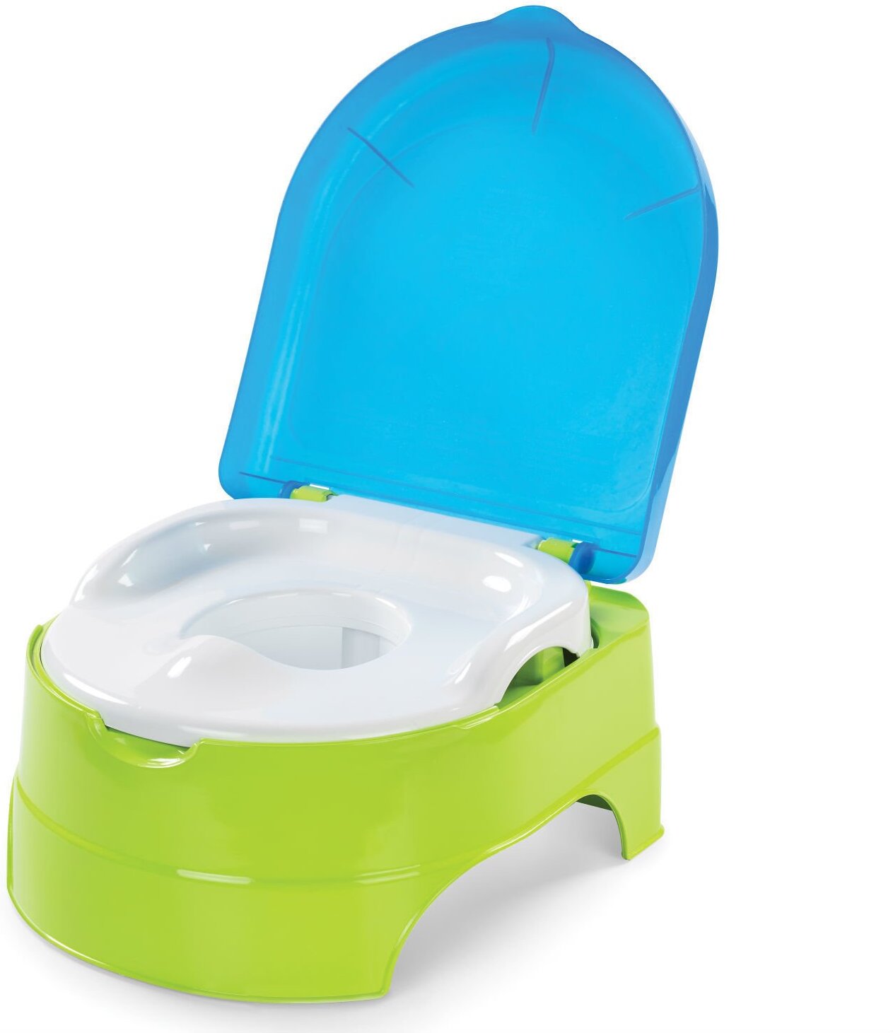 

Детский горшок Summer Infant Горшок-подножка 2 в 1 My Fun Potty салатово-голубой