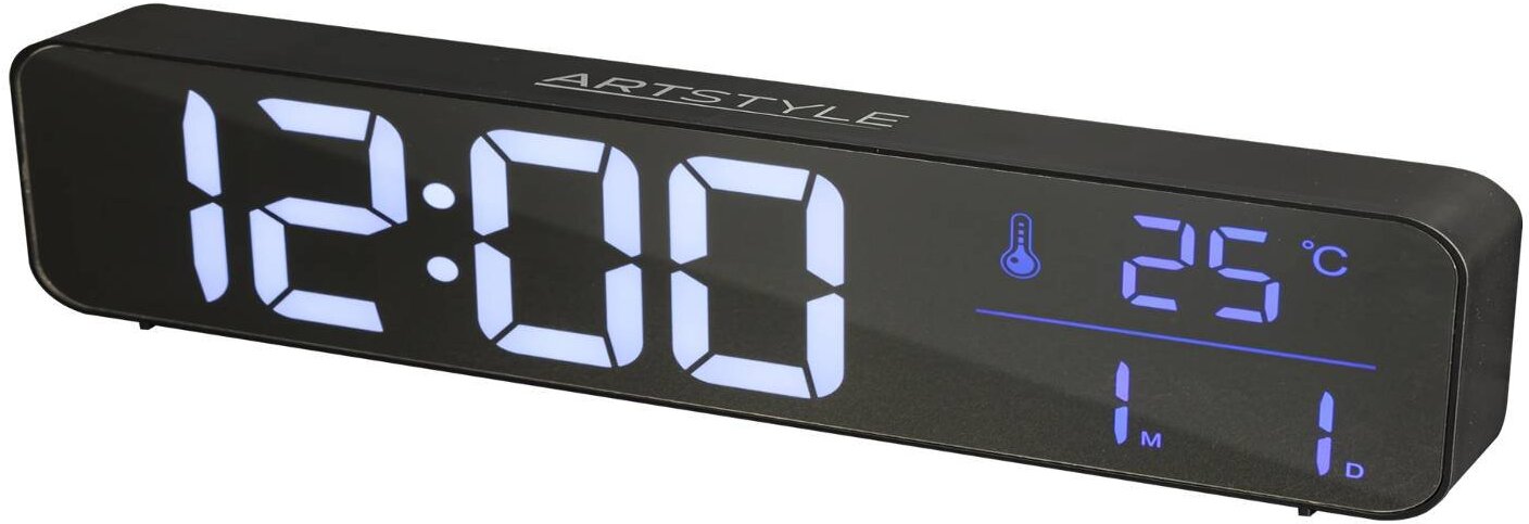 

Часы электронные ArtStyle CL-B81WBL черный