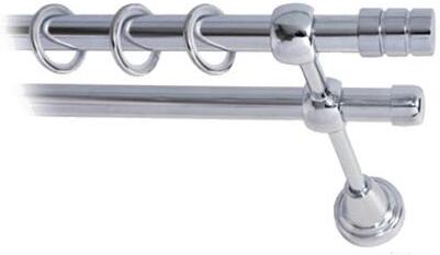 

Карниз Lm Decor Цилиндр 088 2р гладкий 25/16мм 2.8м хром