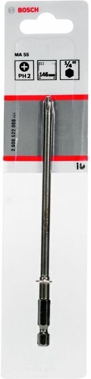 

Бита Bosch 2.608.522.068, Бита Bosch Extra Hart 145мм PH 2 (-1-) 2.608.522.068