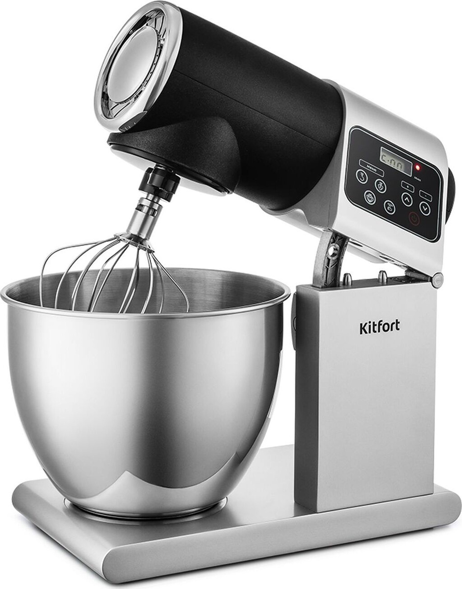 

Миксер Kitfort КТ-3038-1 черный, Планетарный миксер Kitfort KT-3038-1