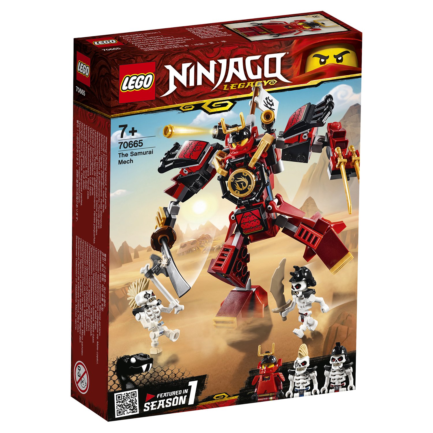 

Конструктор LEGO Ninjago 70665 Робот-самурай, Ninjago Робот-самурай