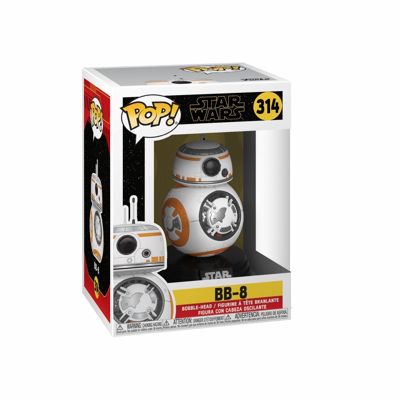

Игрушка Funko Фигурка POP! Bobble: Star Wars Ep 9: BB-8, Фигурка POP! Bobble: Star Wars Ep 9: BB-8