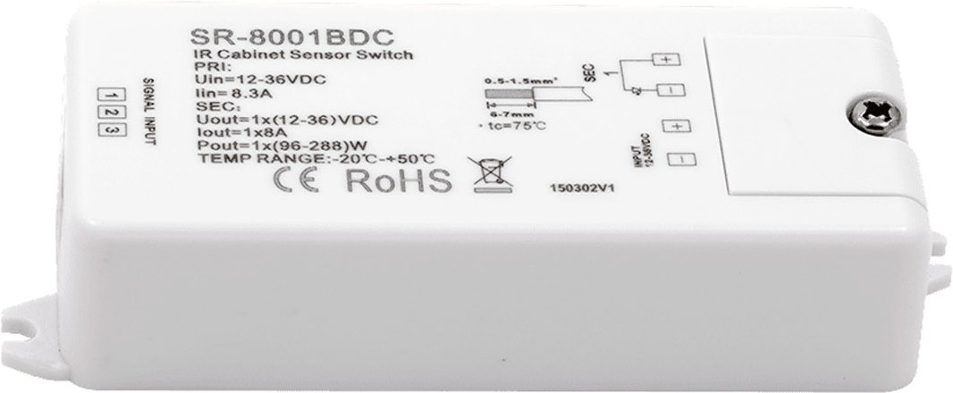 

Комплектующие для светодиодных лент SWG SR-8001BDC-N, SWG SR-8001BDC-N