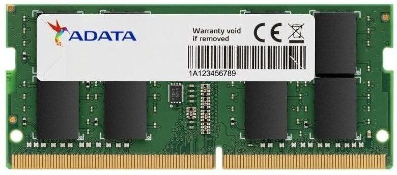

Оперативная память A-Data 4GB DDR4 SO-DIMM PC4-21300 (AD4S26664G19-SGN)