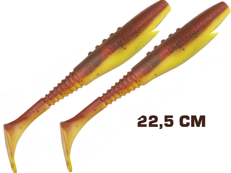 

Приманка силиконовая Dragon Hammer Pro 9/22.5 см 2 шт (HM90D-41-730)