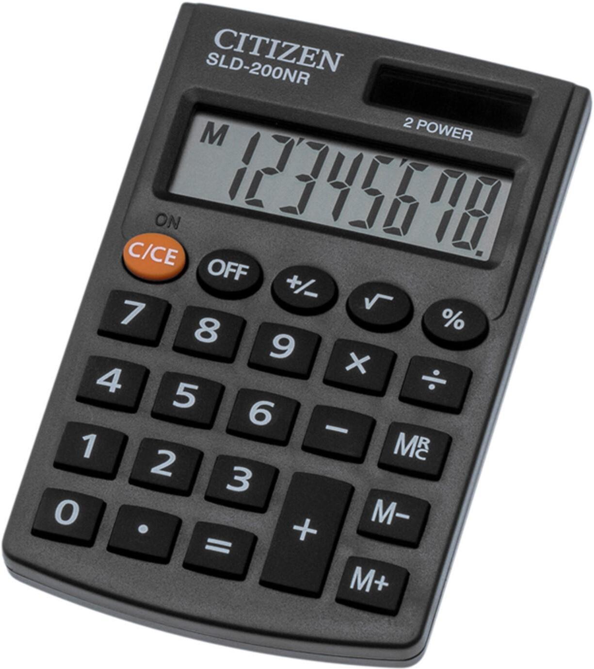 

Калькулятор Citizen SLD-200NR черный
