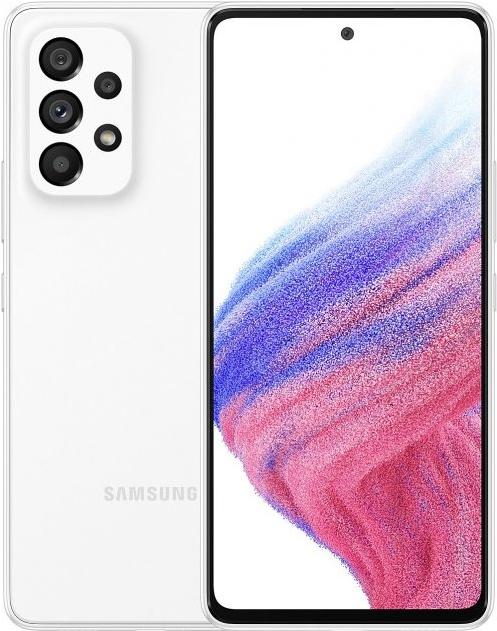 

Чехол для телефона Samsung Galaxy A53 5G Smart S View Wallet Cover белый [EF-EA536PWEGRU], Galaxy A53 5G Smart S View Wallet Cover