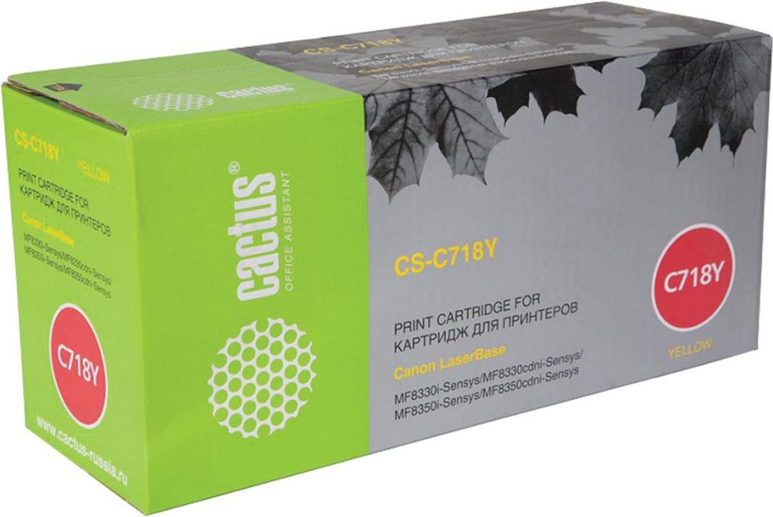 

Картридж Cactus CS-C718Y, CS-C718Y