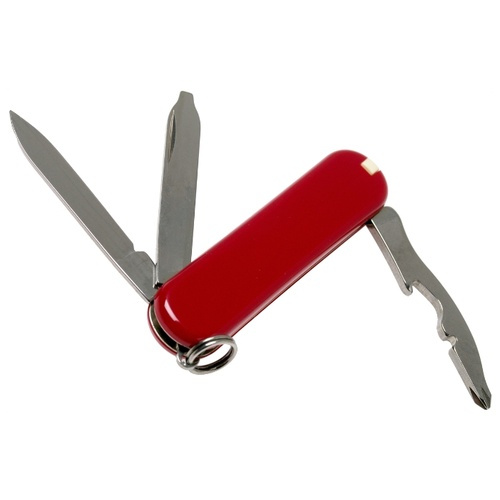 

Туристический нож Victorinox Rally 9 функций подар. коробка красный [0.6163-012], Rally 9 функций подар. коробка